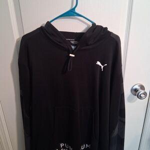 Puma Men's Black Pullover Hoodie